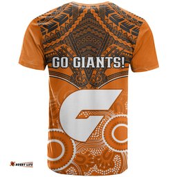 giants football t shirt gws aboriginal mix polynesian pattern
