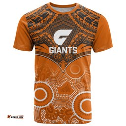 giants football t shirt gws aboriginal mix polynesian pattern