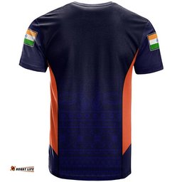 india national cricket team t shirt men in blue sports style