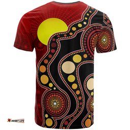 Amazing Aussie [Custom] Australia Aboriginal Inspired T-Shirt - Australia Aboriginal Inspired Life Style Flag