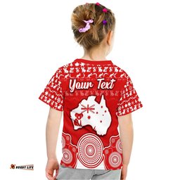 custom personalised australian koala christmas vibe with aboriginal dot painting style no1 t shirt