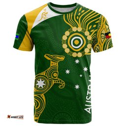 personalised australia indigenous t shirt wallabies champions rugby world cup 2023