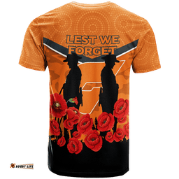 giants anzac day t shirt indigenous art