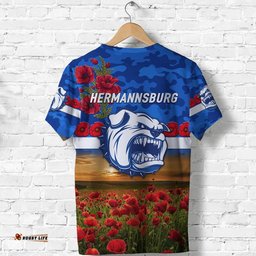 hermannsburg western aranda bulldogs football club anzac t shirt poppy vibes