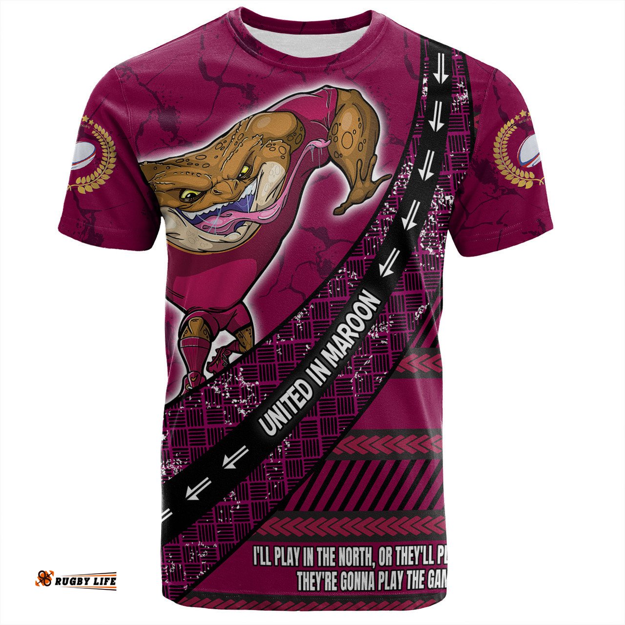 Amazing Aussie Cane Toads Sport T-Shirt - Theme Song For Rugby With Sporty Style