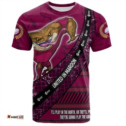 Amazing Aussie Cane Toads Sport T-Shirt - Theme Song For Rugby With Sporty Style