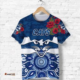 geelongcats anzac t shirt indigenous vibes