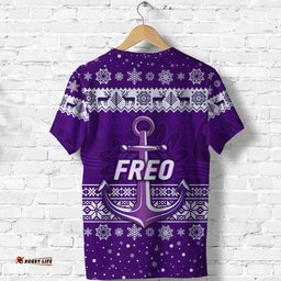 fremantle dockers t shirt freo christmas simple style white