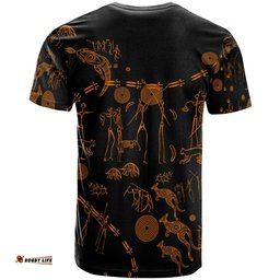 Amazing Aussie Australia T-Shirt - The Life Of Aboriginal Inspired