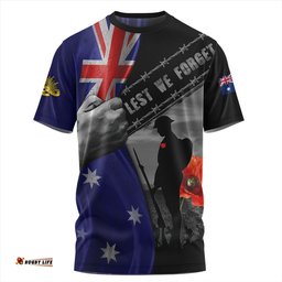 Amazing Aussie Australia Remembrance Day Australian Fallen Heroes T-shirt