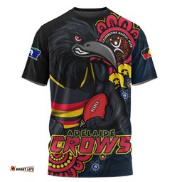 Amazing Aussie Adelaide Crows Power Through Generations NAIDOC Edition T-shirt