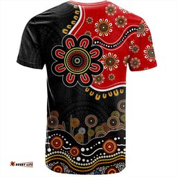 Amazing Aussie Australia Aboriginal Dot Art In My Heart T-shirt