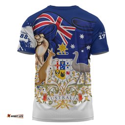 Amazing Aussie Australia Australia Power Pride And Heritage Crest T-shirt