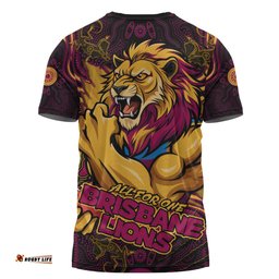 Amazing Aussie Brisbane Lions Spirit Warriors Of The Game T-shirt