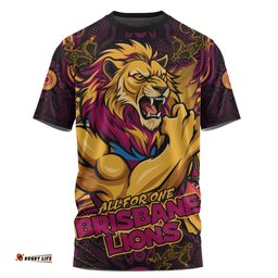 Amazing Aussie Brisbane Lions Spirit Warriors Of The Game T-shirt