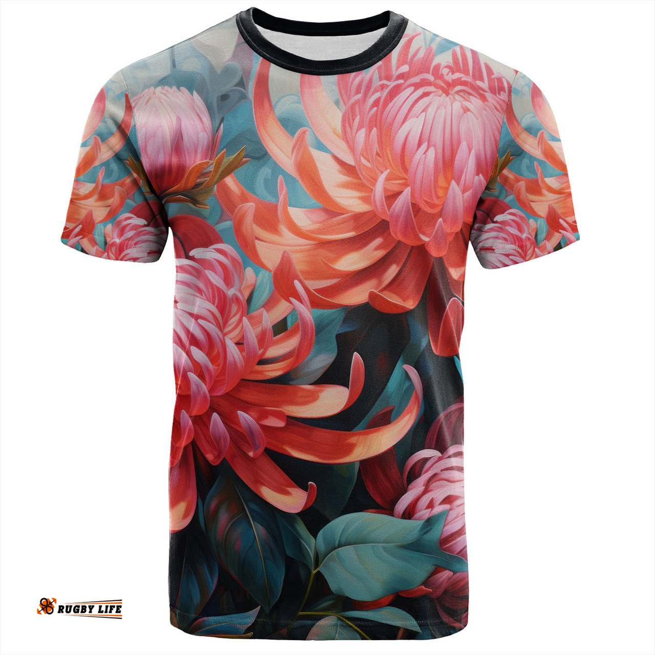 Amazing Aussie Australia Waratah T-shirt - Waratah Oil Painting Abstract Ver5 T-shirt