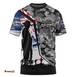 Amazing Aussie Australia Remembrance Day Heroic Soldier Legacy T-shirt