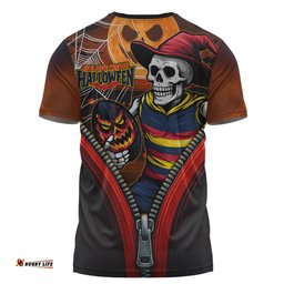 Amazing Aussie Adelaide Crows Halloween Night Reaper Zipper T-shirt