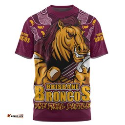 Amazing Aussie Brisbane Broncos Final Clash Battle Edition T-shirt