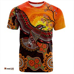 Amazing Aussie Australia Eagle Aboriginal Dot Painting Traditional T-shirt