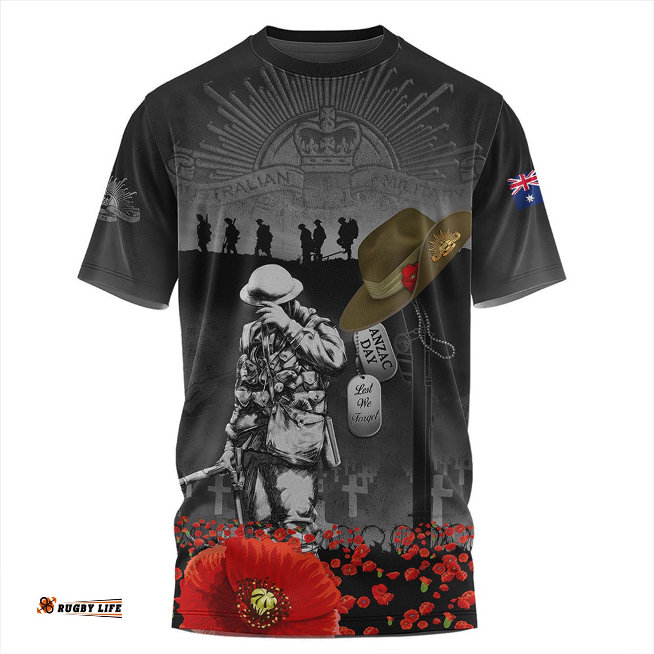 Amazing Aussie Australia Anzac Day Australian Army Memorial T-shirt
