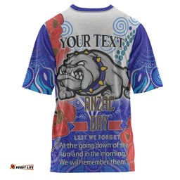 Amazing Aussie Australia Custom Anzac Poppy Flowers Lest We Forget T-shirt