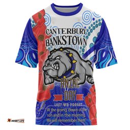 Amazing Aussie Australia Custom Anzac Poppy Flowers Lest We Forget T-shirt