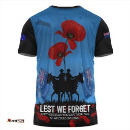Amazing Aussie Australia Sailing Into History The ANZAC Spirit T-shirt