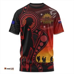 Amazing Aussie Australia ANZAC Day Aboriginal Guardians Of The Dawn T-shirt
