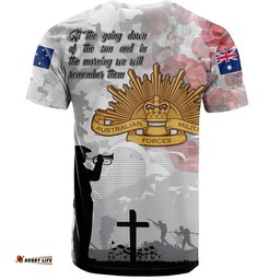 Amazing Aussie Australia We Will Remember Them Anzac Day T-shirt