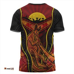 Amazing Aussie Australia Aboriginal Kangaroo Spirit Dreaming T-shirt