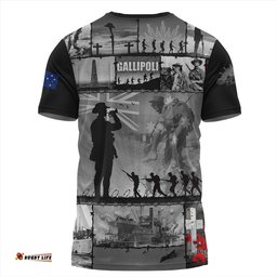 Amazing Aussie Australia Anzac Day Honoring Gallipoli Heroes Memorial T-shirt