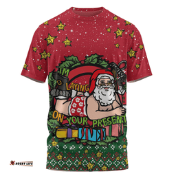 Amazing Aussie Australia Aussie Ugly Christmas Santa Present T-shirt
