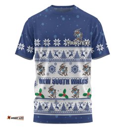 Amazing Aussie New South Wales Cockroaches Christmas Custom T-shirt - Special Ugly Christmas T-shirt