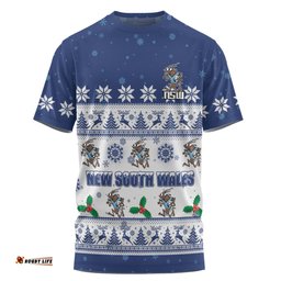 Amazing Aussie New South Wales Cockroaches Christmas Custom T-shirt - Special Ugly Christmas T-shirt