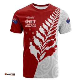 Amazing Aussie Australia New Zealand Anzac Day Custom Spirit Of The Anzacs  T-shirt