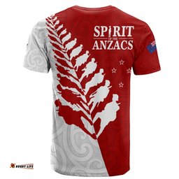 Amazing Aussie Australia New Zealand Anzac Day Custom Spirit Of The Anzacs  T-shirt