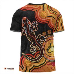 Amazing Aussie Australia Aboriginal Lizard Dreaming Outback T-shirt