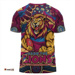 Amazing Aussie Brisbane Lions Blazing Spirit Of Victory T-shirt