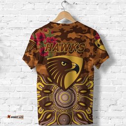 hawthorn hawks anzac t shirt indigenous vibes