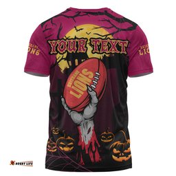Amazing Aussie Brisbane Lions Full Moon Fever Halloween Supporter T-shirt