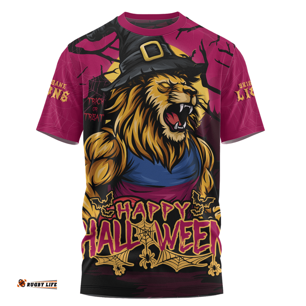 Amazing Aussie Brisbane Lions Full Moon Fever Halloween Supporter T-shirt