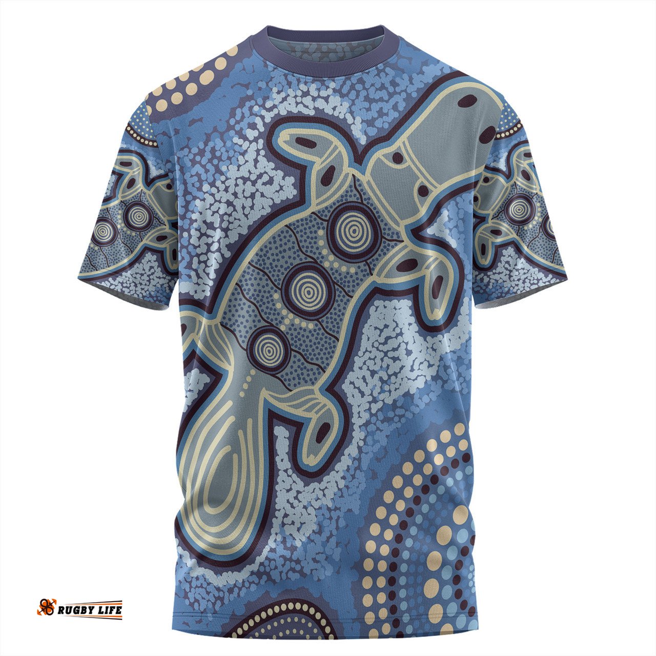Amazing Aussie Australia Aboriginal Platypus Aboriginal Dot Painting
  T-shirt