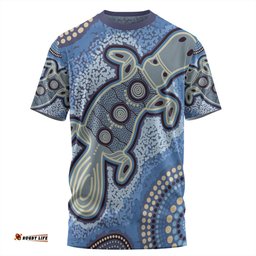 Amazing Aussie Australia Aboriginal Platypus Aboriginal Dot Painting
  T-shirt