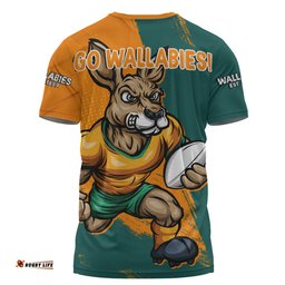 Amazing Aussie Aussie Wallabies Unstoppable Wallabies Spirit Of The Championship Orange T-shirt