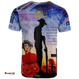 Amazing Aussie Australia Anzac Anzac Lest We Forget The Australian Army T-shirt