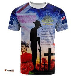 Amazing Aussie Australia Anzac Anzac Lest We Forget The Australian Army T-shirt