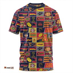 Amazing Aussie Adelaide Crows Legacy Of The Pride Comic Style T-shirt