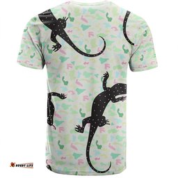 Amazing Aussie Australia Goanna Aboriginal Goanna Dot Art Colorful Inspired  T-shirt