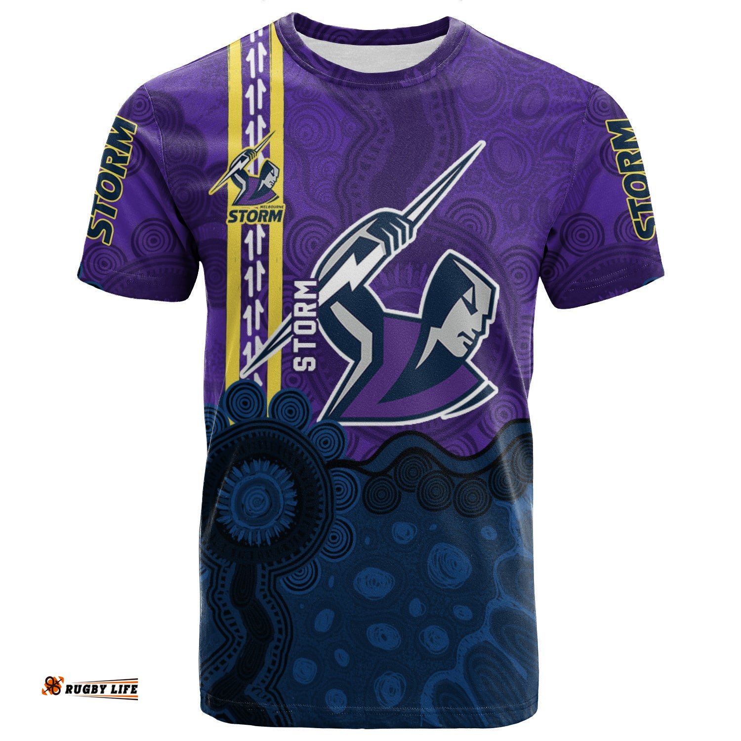 melbourne storm aboriginal t shirt rugby indigenous kangaroo tracks nrl 0